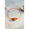 Handmade Bohem Turuncu Nazar Kolye