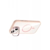 Joko Apple iPhone 14 Remim Lensli Magsafe Standlı Kapak - Pembe
