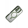 Joko Apple iPhone 16 Plus Remim Lensli Magsafe Standlı Kapak - Koyu Yeşil