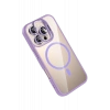 Joko Apple iPhone 16 Pro Max Remim Lensli Magsafe Standlı Kapak - Lila