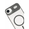 Joko Apple iPhone 17 Air Remim Lensli Magsafe Standlı Kapak - Titan Gri