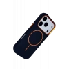 Joko Apple iPhone 17 Pro Luno Deri Magsafe Kapak - Mavi