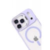 Joko Apple iPhone 17 Pro Max Remim Lensli Magsafe Standlı Kapak - Lila