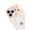 Joko Apple iPhone 17 Pro Max Remim Lensli Magsafe Standlı Kapak - Pembe