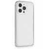 Joko iPhone 15 Pro Max Metal Bumper Mat Kapak - Gri