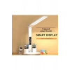 Led Dokunmatik Katlanabilir Masa Lambası Takvim Sıcaklık Saat Şarjlı Masa Lambası