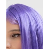 Lila Renk Uzun Düz Parti Peruğu