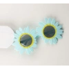 Mavi Renk Papatya Şekilli Parti Gözlüğü 18x10 Cm