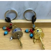 Metal Feng Shui Şans Çarkı Anahtarlık Alk4455
