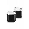 Newface Apple Airpods 2 (2.nesil) 3in1 Kılıf - Siyah-Beyaz