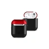 Newface Apple Airpods 2 (2.nesil) 3in1 Kılıf - Siyah-Kırmızı