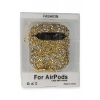 Newface Apple Airpods 2 (2.nesil) Mira Taşlı Kılıf - Gold