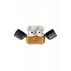 Newface Apple Airpods 3 (3.nesil) Basmalı Kılıf - Kahverengi-siyah