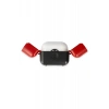Newface Apple Airpods 3 (3.nesil) Basmalı Kılıf - Siyah-kırmızı