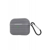 Newface Apple Airpods Pro 3 (3.nesil) Raven Silikon Kılıf - Gri