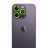 Newface Apple İphone 12 Pro Neon Fosforlu Kamera Lens - Yeşil