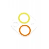 Newface Apple İphone 13 Mini Renkli Kamera Lens Koruma Cam - Sarı-turuncu