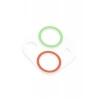 Newface Apple İphone 13 Mini Renkli Kamera Lens Koruma Cam - Yeşil-pembe