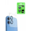 Newface Apple İphone 16 Plus Raze Metal Kamera Lens - Lacivert