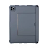 Newface Apple T5510D iPad Pro 13 (2024) Kılıf Palermo Ledli Klavyeli Standlı Tablet Kılıfı - Siyah