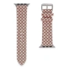 Newface Apple Watch 38mm Karo Motif Kordon - Pembe