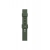 Newface Apple Watch 38mm Kr408 Çizgili Silikon Kordon - Koyu Yeşil