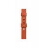Newface Apple Watch 38mm Kr408 Çizgili Silikon Kordon - Turuncu