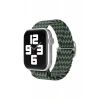 Newface Apple Watch 38mm Star Kordon - Zigzag Yeşil-siyah