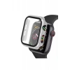 Newface Apple Watch 41mm Camlı Kasa Ekran Koruyucu - Gümüş