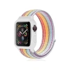 Newface Apple Watch 42mm Hasırlı Cırtcırtlı Kasalı Kordon - Gökkuşağı 2