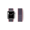 Newface Apple Watch 42mm Hasırlı Cırtcırtlı Kordon - Pembe