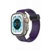 Newface Apple Watch 42mm KR412 Elegance Stylısh Kordon - Derin Mor