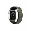 Newface Apple Watch 42mm Mountain Kordon - Siyah-yeşil