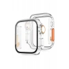 Newface Apple Watch 44mm Watch 49mm Kasa Dönüştürücü ve Ekran Koruyucu - Şeffaf