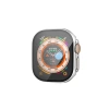 Newface Apple Watch Ultra 49mm Legend Camlı Kasa Ekran Koruyucu - Gümüş