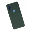 Newface General Mobile GM 21 Pro Kılıf Nano içi Kadife Silikon - Koyu Yeşil