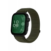 Newface Huawei Fit 4 Braid Kordon - Koyu Yeşil