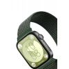Newface Huawei Fit 4 Hasırlı Cırtcırtlı Kordon - Koyu Yeşil