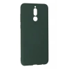 Newface Huawei Mate 10 Lite Kılıf Nano içi Kadife Silikon - Koyu Yeşil