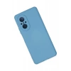 Newface Huawei Nova 9 SE Kılıf Nano içi Kadife Silikon - Mavi