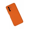 Newface Huawei Nova Y70 Kılıf Nano içi Kadife Silikon - Turuncu