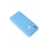 Newface Huawei P Smart 2019 Kılıf Nano içi Kadife Silikon - Mavi