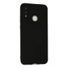 Newface Huawei P Smart 2019 Kılıf Nano içi Kadife Silikon - Siyah