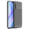 Newface Huawei P Smart S Kılıf Auto Focus Karbon Kapak - Siyah