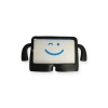 Newface iPad 10.2 (7.nesil) Kılıf Karakter Tablet Silikon - Siyah