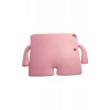 Newface iPad 4 9.7 Kılıf Karakter Tablet Silikon - Açık Pembe