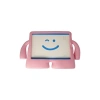 Newface iPad Mini 5 Kılıf Karakter Tablet Silikon - Açık Pembe