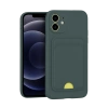 Newface iPhone 11 Kılıf Kelvin Kartvizitli Silikon - Koyu Yeşil