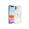 Newface iPhone 11 Kılıf Kross Magneticsafe Kapak - Gümüş