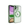 Newface iPhone 11 Kılıf Kross Magneticsafe Kapak - Koyu Yeşil